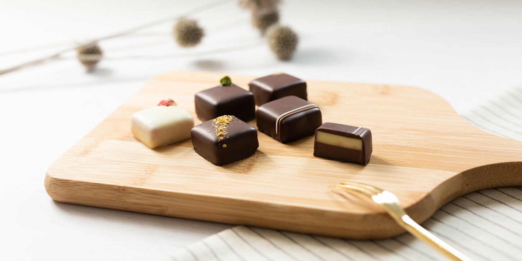 Bonbonチョイス6 ボンボンショコラ Toco Towa とことわ 和歌山素材を生かしたチョコレート専門店